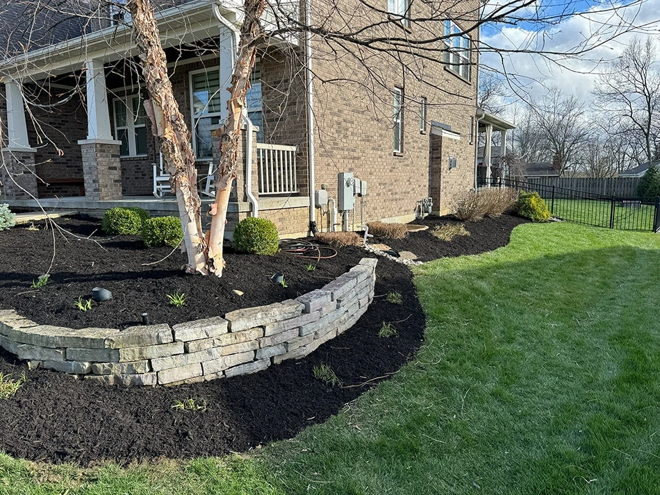 Retaining wall and grading improvement project
