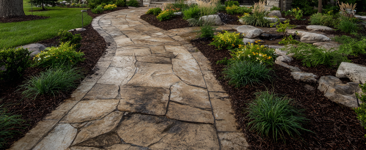 Landscape design and hardscaping project in Southwest Ohio